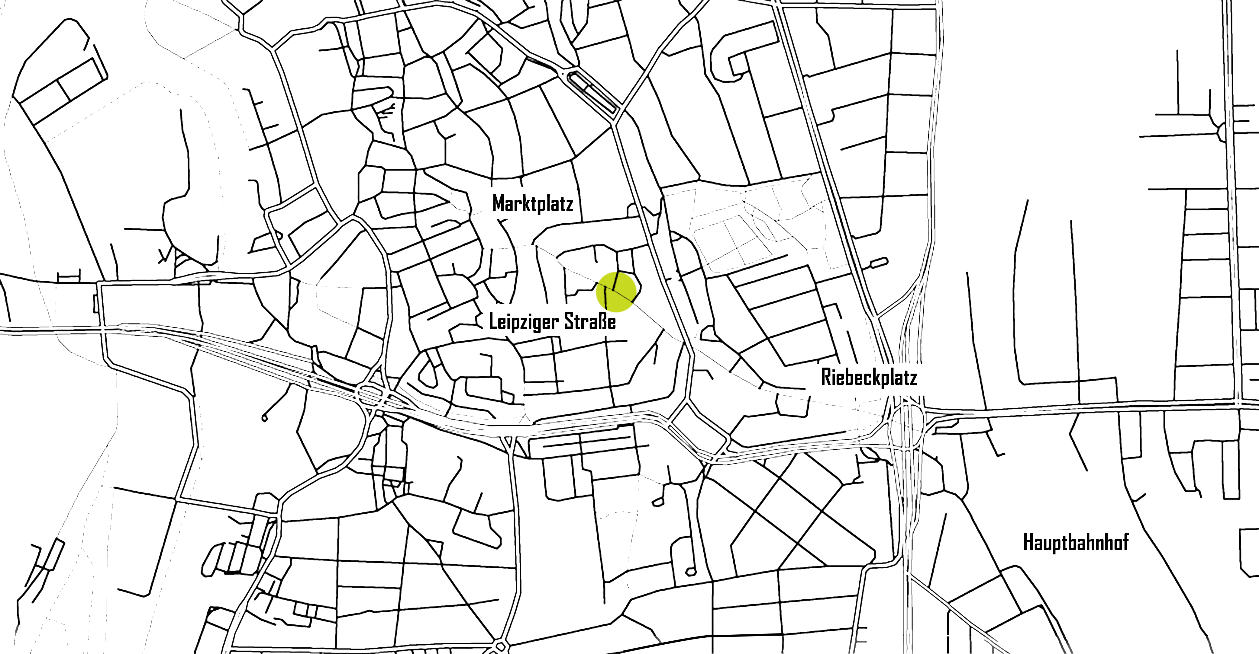 Bürostandort von Z’sAM Raumkonzepte in der Leipziger Straße 7, Halle (Saale)