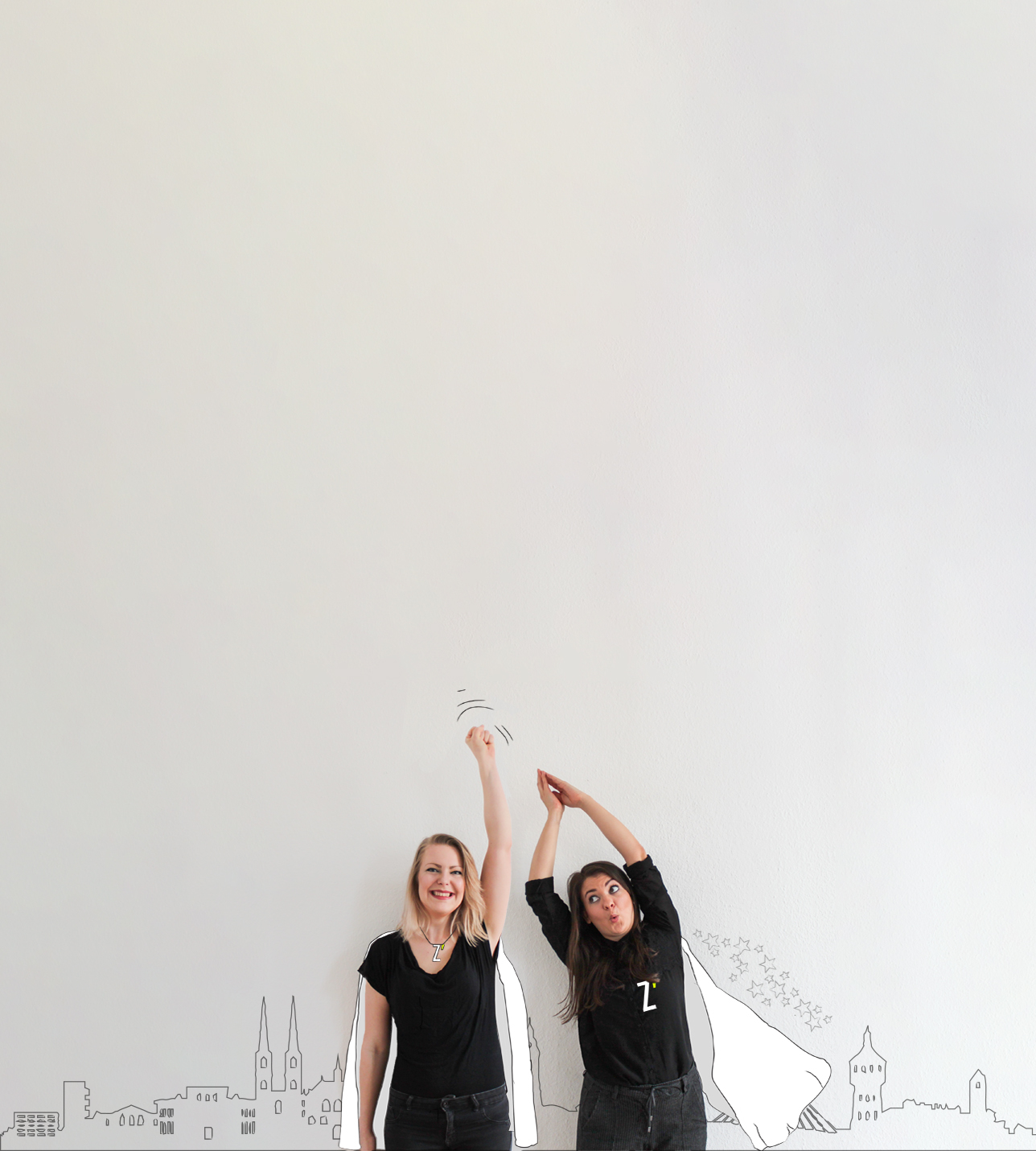 Team von Z’sAM Raumkonzepte – Ulrike Bertz & Natalie Use