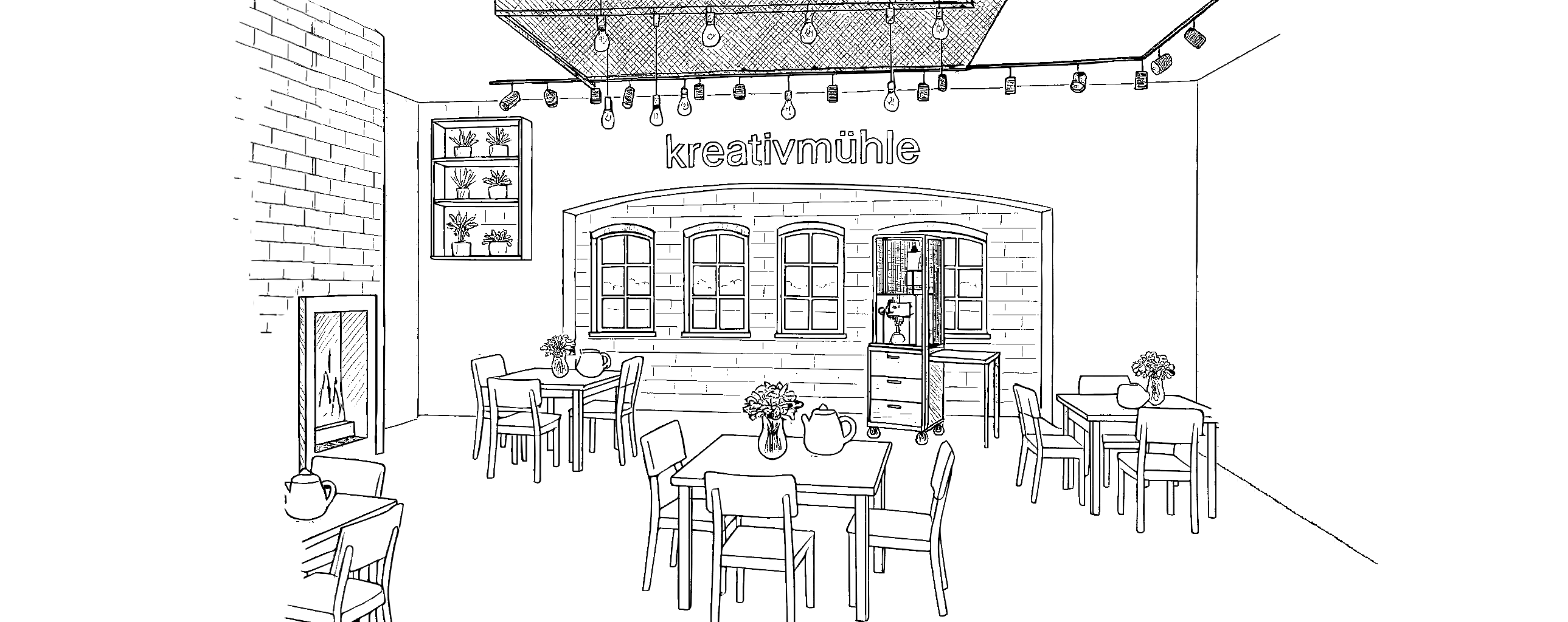 Veranstaltungsraum der Kreativmühle Mücheln – multifunktionaler Raum im historischen Mühlenbestand